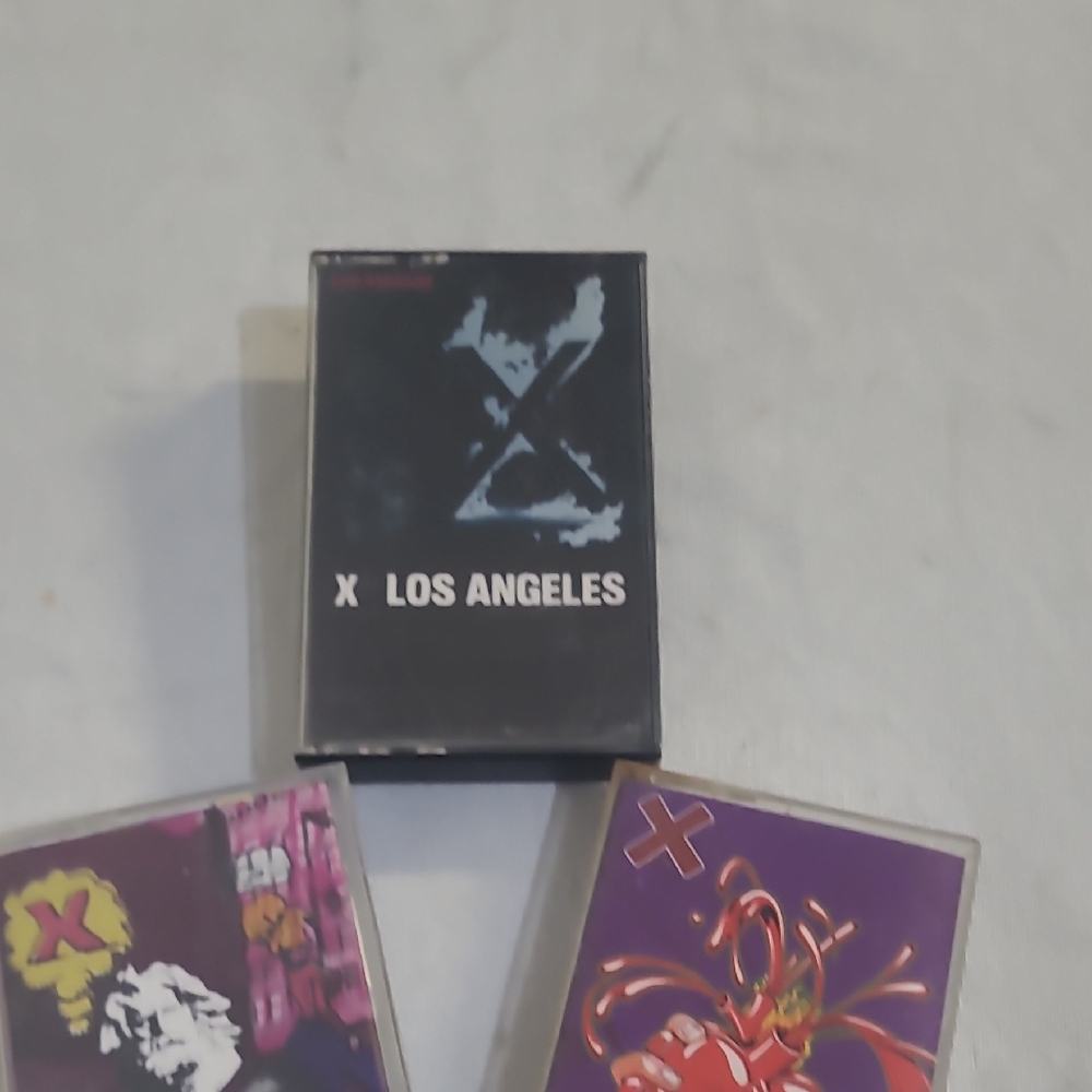 X Los Angeles Cassette Tape Original First Issue On Slash Records 2 more X Tapes